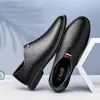 Casual Shoes 2024 Loafers Business Leather Высококачественная мокасин подлинная мужская мягкая подошва