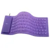 Claviers 85key ordinateur clavier silicone muet clavier souple USB clavier câblé portable mini ordinateur portable PC pliant du clavier étanche