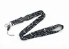 Keychains 30st Musical Note Löstagbar Lanyard Keys Neck Strap ID -kort Badge Holder Mobiltelefon Hängande rep Keyring Webbing