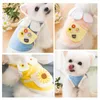 Dog Apparel Pet Two Legged Clothes In Spring Summer Thin Breathable Vest T-shirt Collar Satchel Cat Costume Clothing Chihuahua Teddy