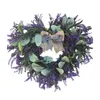 Decoratieve bloemen krans lavendel voordeur muur hanger voor trouwruimte decoratie