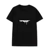 Mens Casual Print Beach Creative t Shirt Breathable T-shirt Slim Fit Short Sleeve Male Black White T-shirts