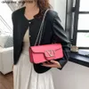 Schoudertas ontwerper fabriek hoogwaardige groothandel modezak dames nieuw hoog klein vierkante temperament één ketting kleur crossbody