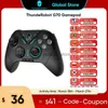 Kontrolery gier joysticks Thunderobot G70 Professional Gamepad Buletooth Wibrusowe wibracje wibracje joystick kontroler do przełącznika Windows PC PC TV Q240407