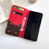Wallet Card Slot Phone Cases voor iPhone 15 14 13 12 11 Pro Max 18 17 16 15Pro 14Pro 13Pro 12Pro X XS 7 8 Plus Luxury lederen keukenkast met logobox