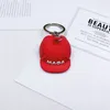 6 Colors Aron Cartoon Trump Cap Keychain Cute Car Accessories Rubber Keychains 0418