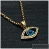 Colliers pendants Colliers pendants Collier d'œil bleu turc Gol