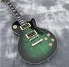 Nouveau 1959 R9 Les Tiger Flame Paul Guitar Electric Standard LP 59 Guitare électrique Colourems Green 3892851