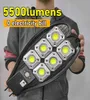 5500 Lumens Новейшая солнечная светодиодная светодиодная светодиодная светодиодная солнечная лампа с датчиком движения 4 Режим водонепроницаемой солнечный сад световой уличный двор Lantern9809100