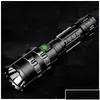 Flashlights Torches Flashlights Torches Waterproof L2 X1 Battery 1600Lumens 5 Switch Modes Rechargeable Hunting Outdoor Rescuing Torch Dhws7