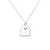 Pendant Necklaces Cute Cartoon Ghost Friendship Couple Pendant Necklaces For Korean Fashion Female Men Best Friend Lovely Women Necklaces Jewelry