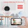 Cameras 4.3 Inch Video Baby Monitor With Pan Tilt Camera 2.4G Wireless Two Way Audio Night Vision Security Camera Babysitter VB801