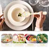 Disposable Flatware Dessert Fork Plastic Soup Spoons Household Home Forks Teaspoons Tablewares Acrylic