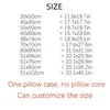 1pc Pillow Cover Bedroom Pillowcase Bed Bedding Covers Adult Flowers Home Decor Cushions Custom Size 70x70cm 5166 240325