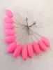 100 bag Pink Luminous Fishing Float Bobber 13mm 7 Star Foam Space Bean Tackle Lure Accessories1621761