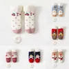 Nowe nowe zimowe noworodki Baby Cartoon Gtromen Gruston Bawełna ciepłe piętro Skarpetki Non-Slip Children Thermal Socks