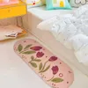 Tappeti Ins Tappeto Soggiorno Tappeto a forma di fiore Camera da letto Comodino Arredamento morbido Bagno Zerbino d'ingresso antiscivolo Fresh Home