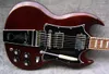 Custom Electric Guitar Angus Young AC DC Dark Red Quality Guitar6705450