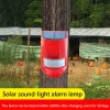 Akcesoria Solar Strobe Light Alarm Pilot Solar Solar Motion Motion Alarm Multifunkcjonalny przenośny do ogrodu nagrania farmy Villa