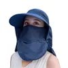 Breite Krempelnhüte Eimerhüte Cokk Sommerhüte für Frauen Sonnenhut mit atmungsaktivem Sonnencreme im Freien im Freien im Freien Bicycling -Strandkappe Visor Breitkrempe Sunhat Frau New 240407