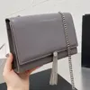 Designers Falp y Chain carteira Bolsa de choque de crocodilo com gravação em couro woc bolsa de ombro de ombro de ombro médio