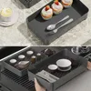 Tea Trays Tray Drain With Double Layer Storage Holder Detachable Water Filter For Drying Cup Fruit Teacup Vegetable