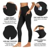 Pocket Womens Yoga Leggings Lu-094 morbido elastico stretto elastico slim fitness pantaloni da yoga sport ALLENDIO indossare abiti da palestra