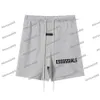 Nya designer shorts för män f o g essentialsweatshirts Bomullskransen tröjor man hoppare rutiga terry casual shorts mode essentialsHorts byxor för män