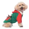 Hondenkleding kerstdierkleding katten winter chihuahua pug kostuum warme kerstman feestelijke kap jas puppy kleding