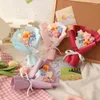 Dekorative Blumen Tulpe Home Dekoration Häkelbuße Mini gewebt Kawaii Stricker Desktop Orament Wedding Party Geburtstag
