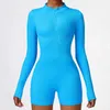 Women's Tracksuits Gym Clothe Workout Set Fitness Bodysuit Half Zip Zipper Siamese Sportswear Women Tracksuit Jumpsuit One-piece Playsuit Yoga Suit J240103