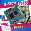 Pads Core I5 580m 560m 540m 520m 480m 430m 450m 460m Dualcore Laptop Cpu Socket G1 Pga988 Hm55 Hm57 Qm57 Processor