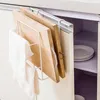 Kitchen Storage Sucker Rack Hanging Finishing Iron Tissue Cutting Board Door Accessories