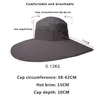 Geniş Memlu Şapkalar Kova Şapkaları Sıcak Erkekler 15cm Büyük Geniş Buz Balıkçı Şapkası Dış mekan su geçirmez Güneş Şapk Dağcılığı Kapağı Moda Panama Şapkalı Şapkalar Unisex 240407