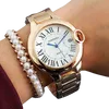 Tittar på kvinnor mode titta på lyx berömt varumärke rostfritt stål analog kvarts damer armbandsur auto datum klocka 2201243877813