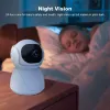 Camera's Yi IoT 5G 2.4G 5MP WiFi PTZ Camera IR Night Vision Security Camera Two Way Audio Auto Tracking Baby Monitor Ondersteuning Alexa Google