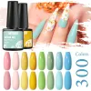 Razor mtssii 60pcs Color Gel Rigol de vernis à ongles paillettes paillettes à ongles Gel Faire au large des kits de salon de nail