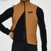 T-shirts masculins 2024 Nouveau gilet de cyclisme de la félins hivernal et thermique mis à jour Gits de 2 couches avec 3 poches arrière H240407 Brown H240407