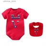 Rompers New Born Baby Compless Months Kids Rompers L المصممين رسائل الأطفال