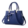 Totes Brand Bags Women Leather Handväskor 2024 Luxury Ladies Hand Purse Fashion Shoulder