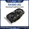 Przypadki Peladn Rx 580 8 GB Karta graficzna 2048sp gddr5 2dp+interfejs wyjściowy HD RX580 8G 8G KARTY GRAFIKI SIŁOWE Rozpraszanie ciepła