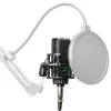 Microfoni Freeboss CM10 Microfono a condensatore professionale con monte shock per la radiodiffusione di radio per PC Sing Dreking Chorus Condenser Mic.