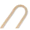 Wholesale Price High Quality Silver Brass Diamond Zircon Cuban Link Chain Men Necklace