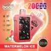 Bang 20000 Puffs LCD Screen Disposable Electronic Cigarettes Puff 20k Vape 0% 2% 3% 5% 25ml Prefilled Pod 500mah Rechargeable Battery 12 Flavors Pen