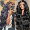 Brazilian Hair 40 Inch 13x4 HD Body Wave Lace Front Wig Pre Plucked Body Wave Lace Frontal Wig Glueless Simulation Human Hair Wigs For Black Women