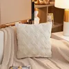 Pillow Style Nordic Plush Color Solid Color Capas FUR 3D Case geométrica para Sofá Living Home Decoration 30x50cm 45x45cm