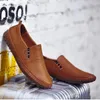 Chaussures décontractées en cuir authentique Mentide à la main Slip on Mandis confortable Mocasins Drive designer Walking Men