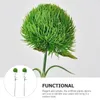 Decorative Flowers 2 Pcs Wedding Decoration Faux Greenery Stems Leaves Flower Arrangement Elegance Branches Vase Soft Pvc Graceless