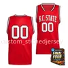 DJ Burns Jr. NC State Basketball 2024 Final Four Jersey 23 Mohamed Diarra 0 DJ Horne 34 Ben Middlebrooks 2 Kam Woods Custom Stitched NC State Wolfpack Jerseys