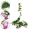 Dekorativa blommor 2st Artificial Vine Garland Hanging Decorations Fake Floral for Wedding Arch